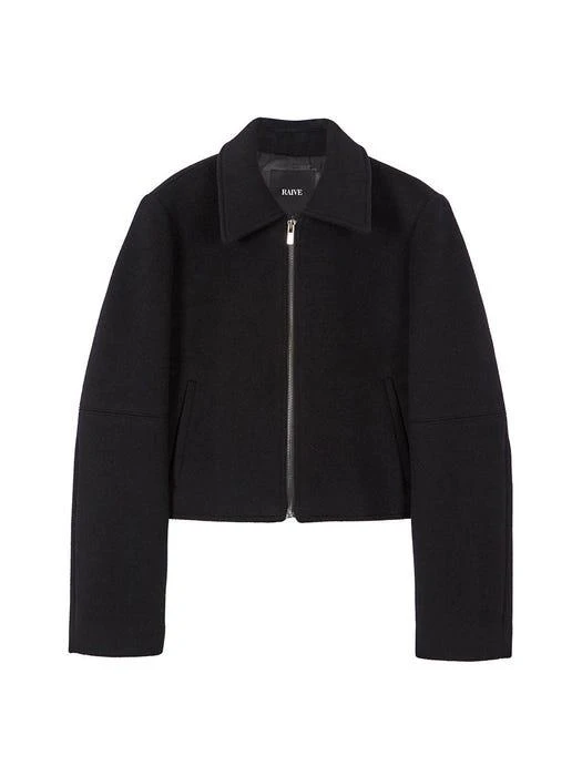商品RAIVE|Trucker Jacket (winter ver) in Black VW3WJ040-10,价格¥2071,第3张图片详细描述