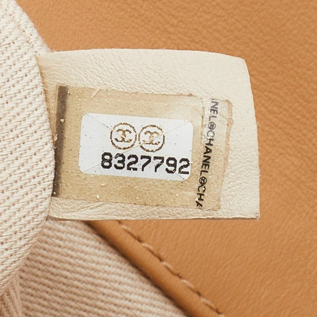 Chanel Beige Choco Bar Leather Mademoiselle Lock Flap Shoulder Bag 商品