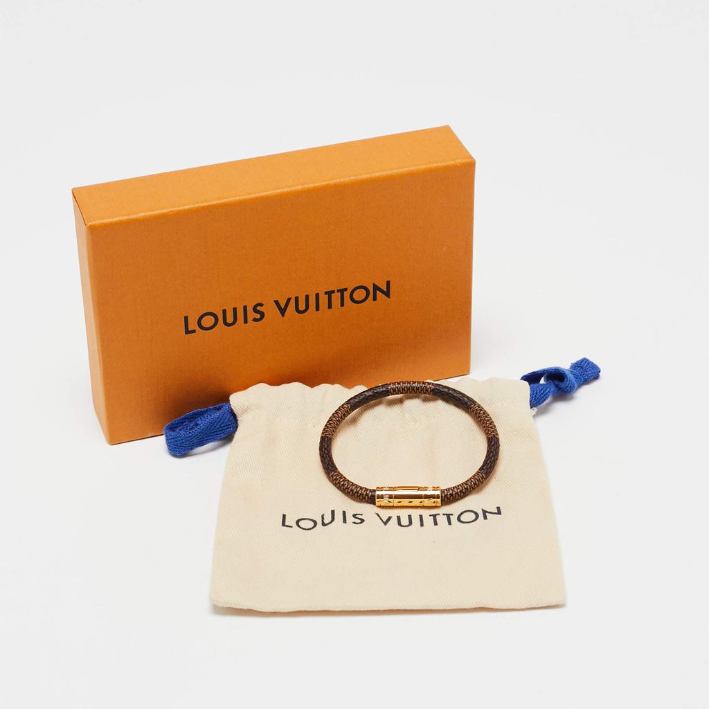 Louis Vuitton Brown Damier Canvas Keep It Bracelet商品第5张图片规格展示