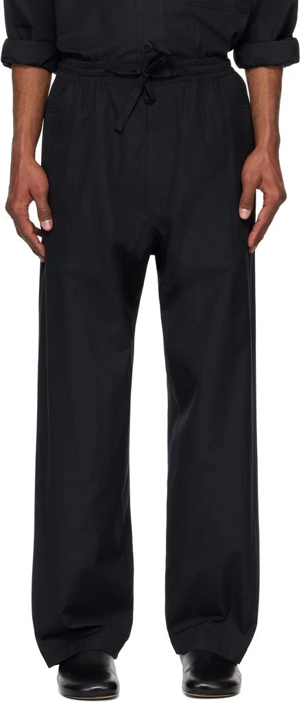 商品Lemaire|Black Pyjama Trousers,价格¥3085,第1张图片