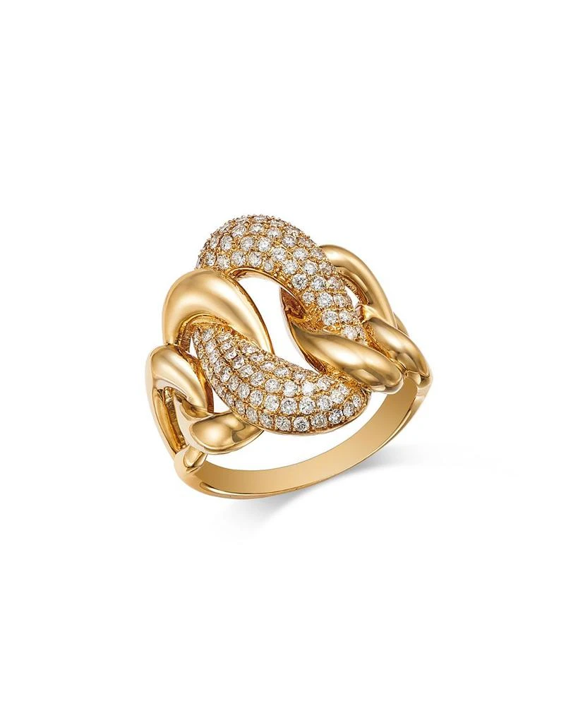 商品Bloomingdale's Fine Collection|Diamond Link Ring in 14K Yellow Gold, 0.95 ct. t.w.,价格¥58233,第1张图片