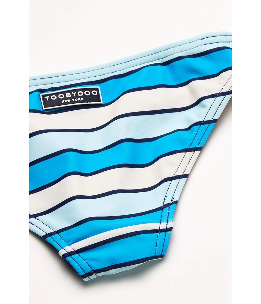 商品Toobydoo|Grace Bay Aqua Bandeau Bikini (Toddler/Little Kids/Big Kids),价格¥132,第3张图片详细描述
