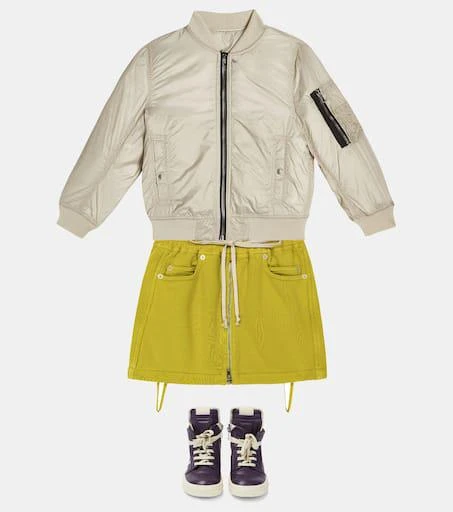 商品Rick Owens|Geobasket皮革高帮运动鞋,价格¥4136,第2张图片详细描述