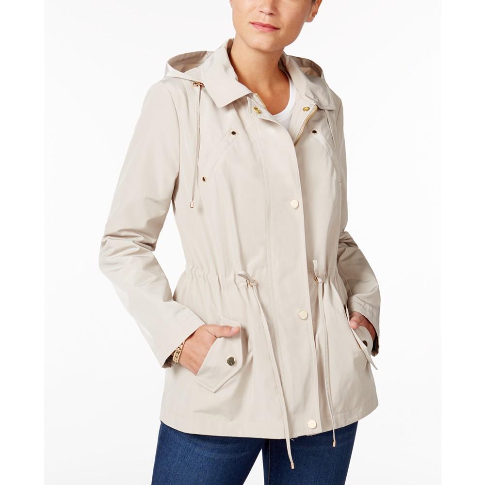 Petite Water-Resistant Hooded Anorak Jacket, Created for Macy's商品第1张图片规格展示