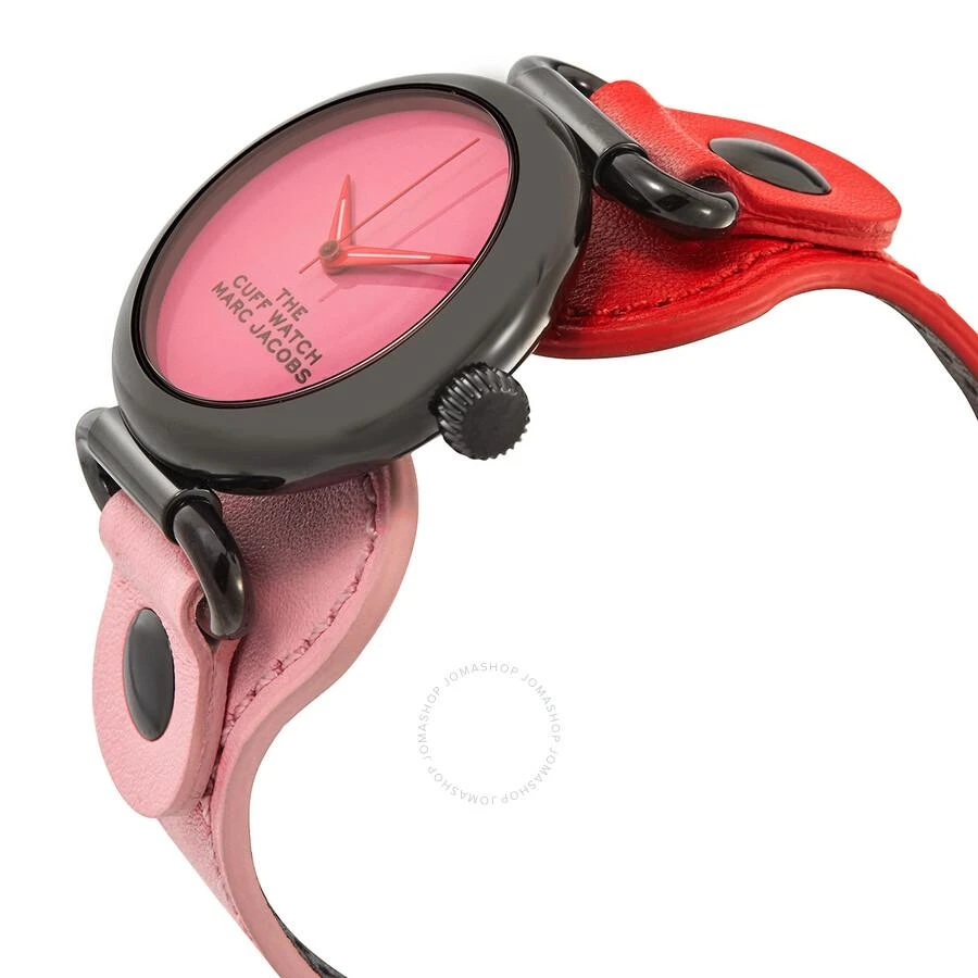 商品Marc Jacobs|The Cuff Quartz Pink Dial Ladies Watch MJ0120184726,价格¥507,第2张图片详细描述