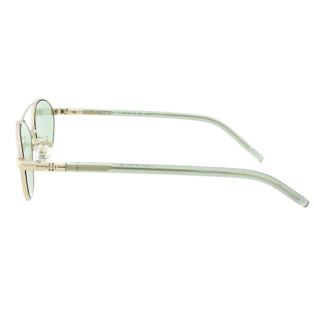 商品Tory Burch|Solid Mint Green Oval Ladies Sunglasses TY6088 33136V 56,价格¥521,第3张图片详细描述