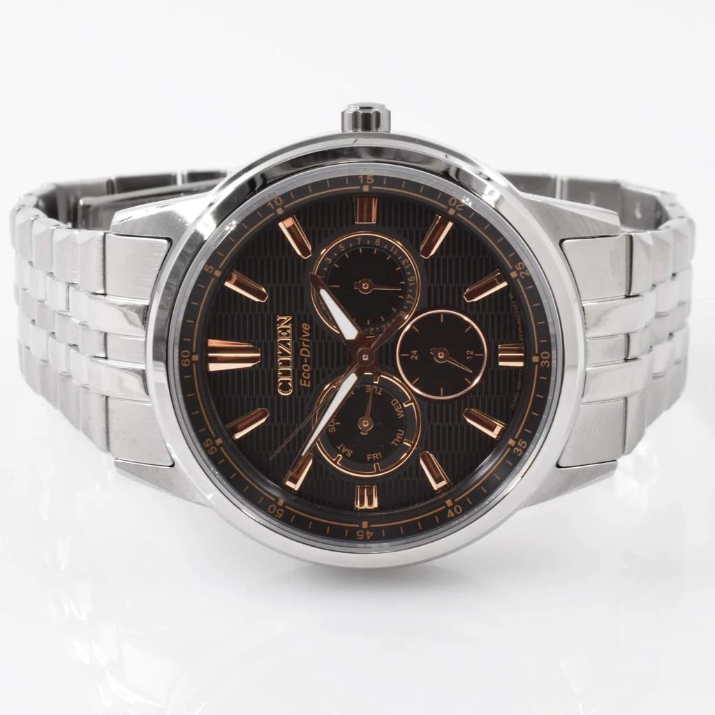 商品Citizen|Citizen Men's Eco-Drive Bracelet Watch - Corso Black Dial Steel | BU2070-55E,价格¥1040,第2张图片详细描述