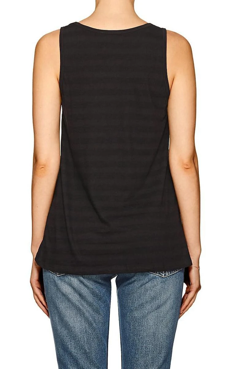 商品Lilla P|Striped Cotton-Blend Peplum Tank,价格¥90,第2张图片详细描述