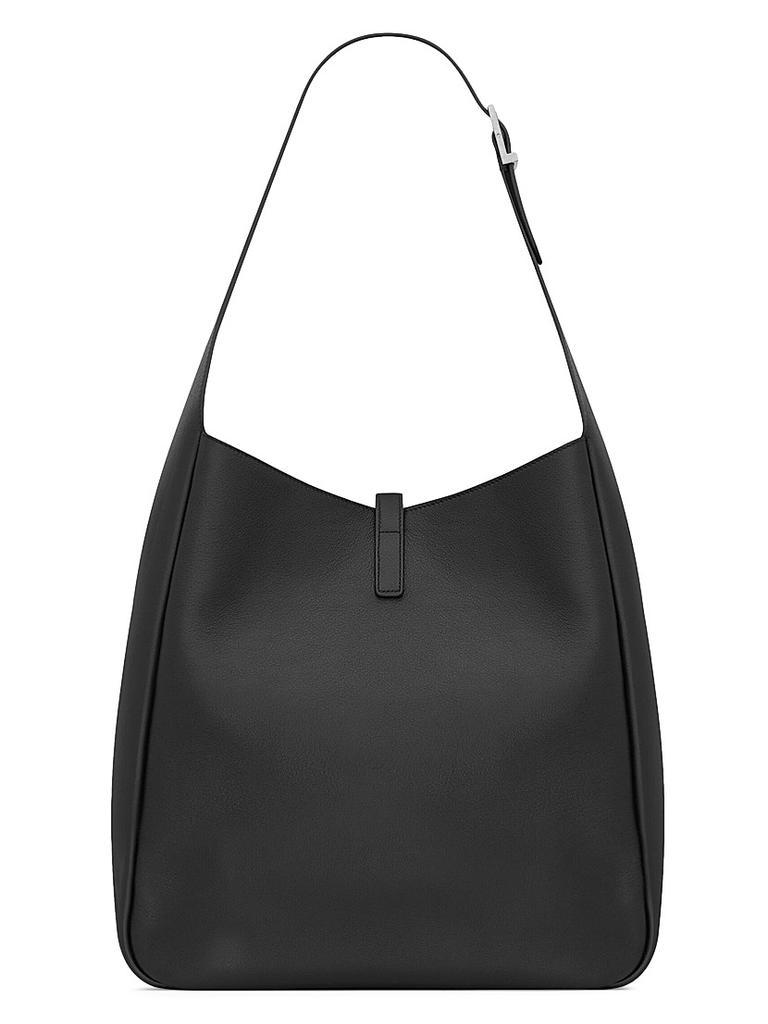 【Yves Saint Laurent】Leather Shoulder Bag Yves Saint Laurent Black Quilted Leather Le 57 Shoulder Bag