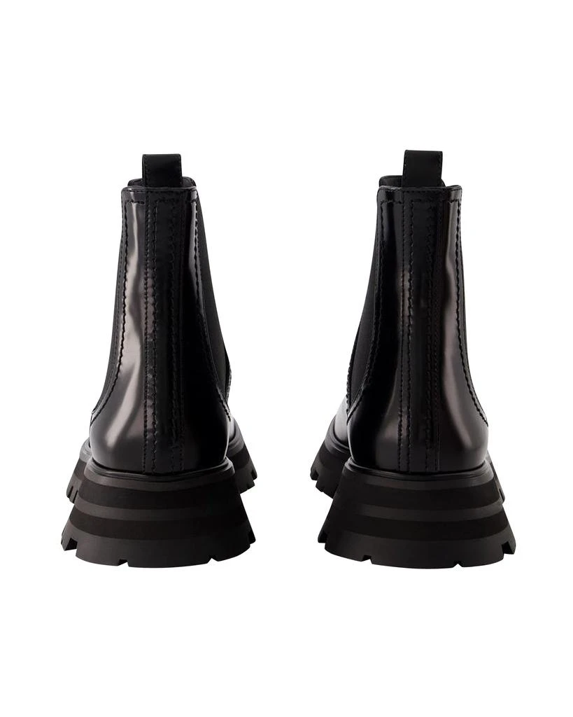 商品Alexander McQueen|Chelsea Boots - Alexander Mcqueen - Leather - Black,价格¥7573,第3张图片详细描述