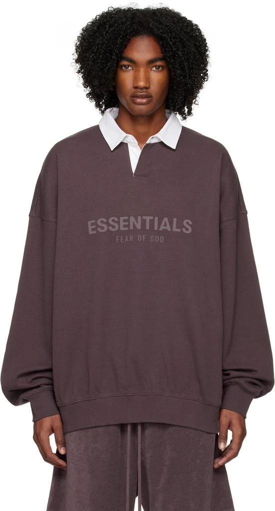 商品Essentials|Purple Bonded Polo,价格¥590,第1张图片