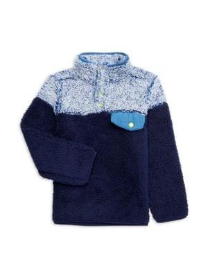 Little Boy’s & Boy's Faux Sherpa Pullover Jacket商品第3张图片规格展示