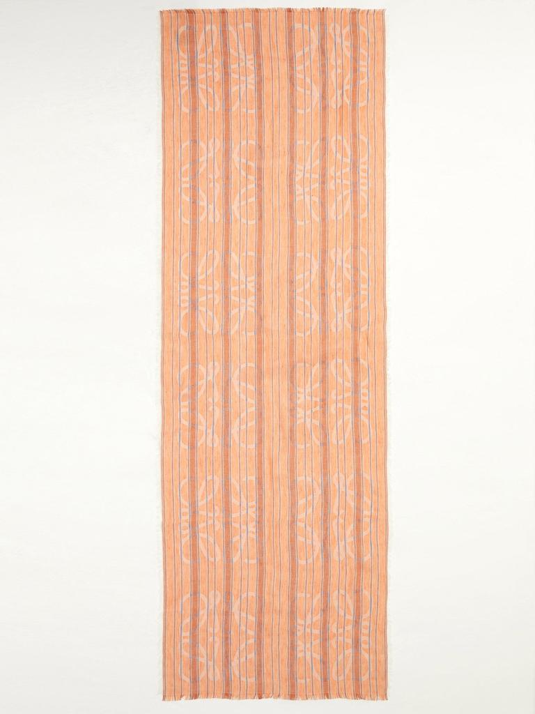 Anagram stripe linen-blend scarf商品第4张图片规格展示