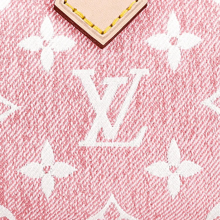 商品[国内直发] Louis Vuitton|Speedy Nano 元旦中国限定 百搭便携通勤老花图案 丹宁牛仔布 手提包单肩包斜挎包 迷你 女款 粉色,价格¥30674,第7张图片详细描述