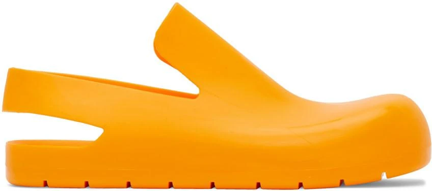 商品Bottega Veneta|Orange Puddle Loafers,价格¥4866,第1张图片