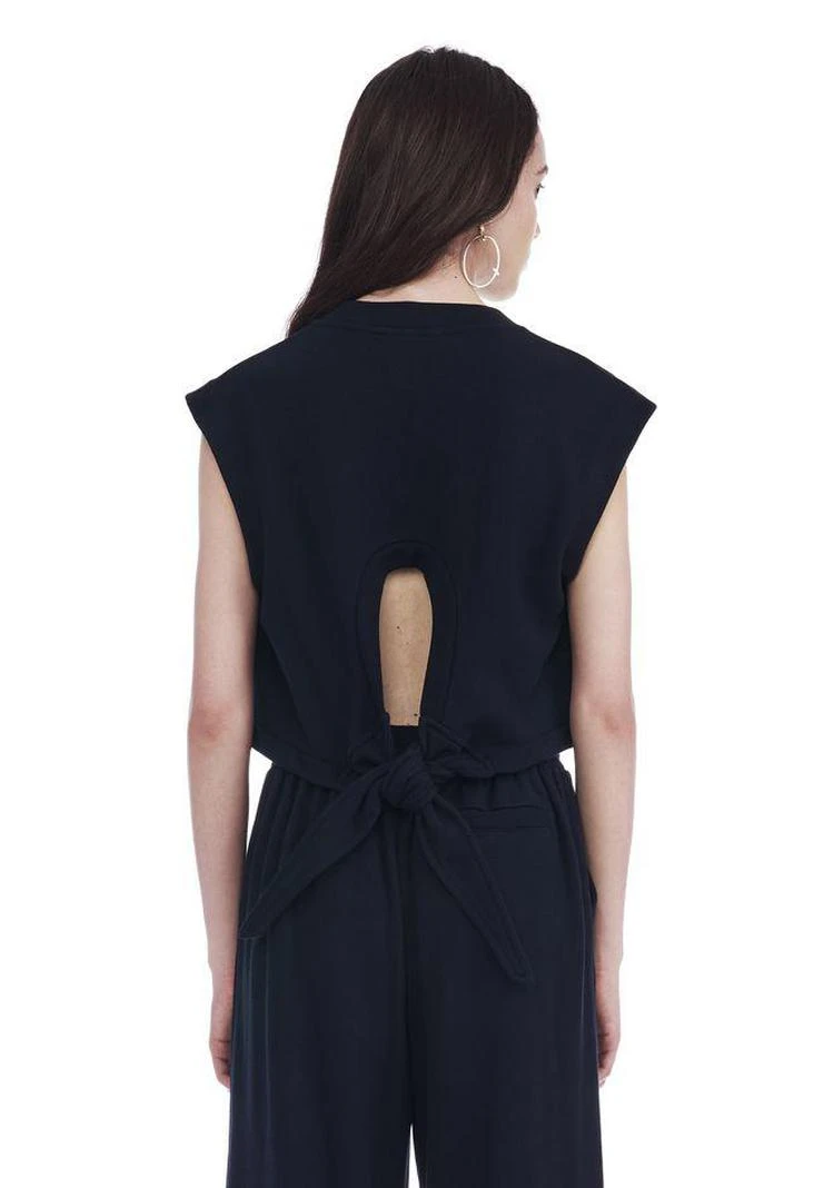 商品Alexander Wang|TIE-BACK SLEEVELESS SWEATSHIRT,价格¥1017,第4张图片详细描述
