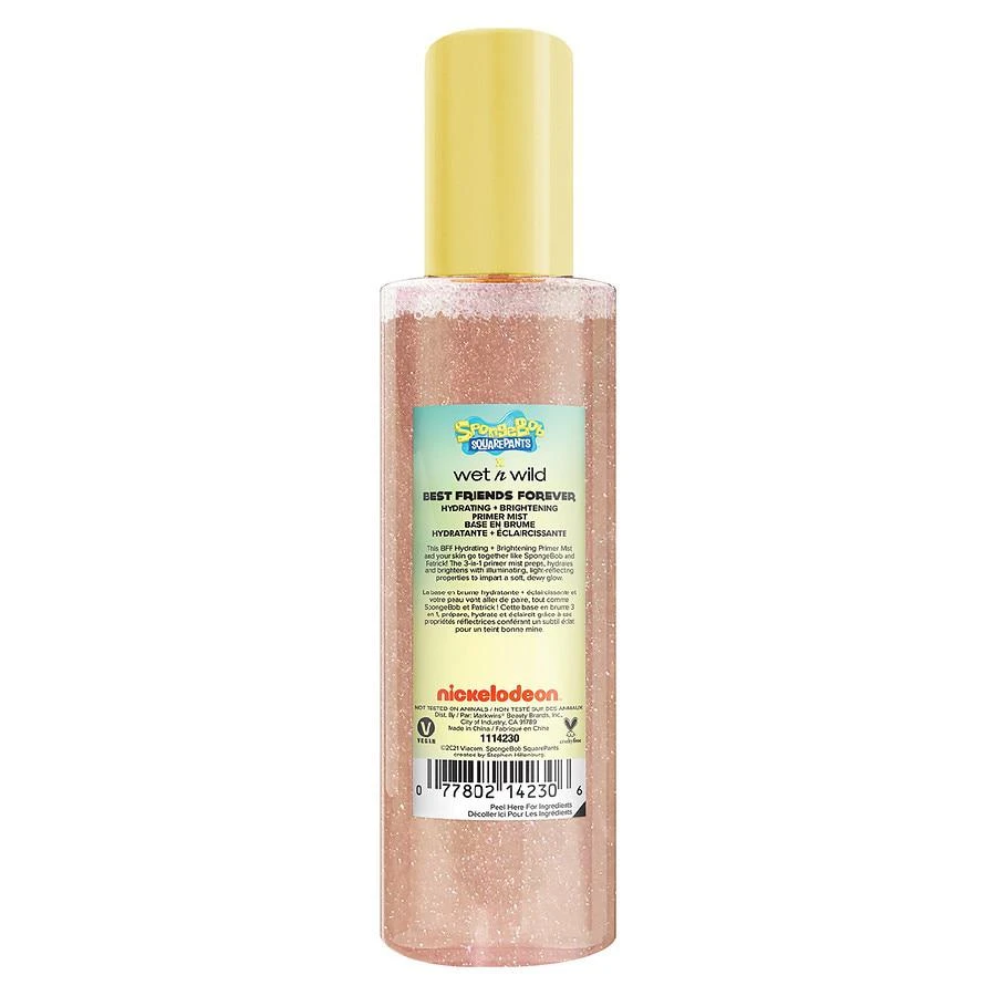 商品SpongeBob SquarePants x Wet n Wild|B.F.F. Hydrating + Brightening Primer Mist,价格¥36,第2张图片详细描述