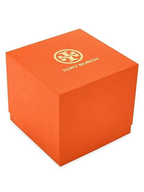 商品Tory Burch|Eleanor Goldtone & Leather Strap Watch,价格¥1547,第4张图片详细描述