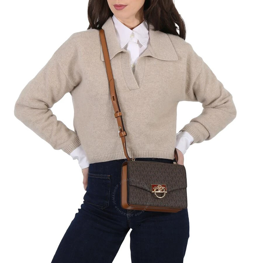 商品Michael Kors|Ladies Hendrix Extra-small Logo Convertible Crossbody Bag - Brown,价格¥1463,第2张图片详细描述