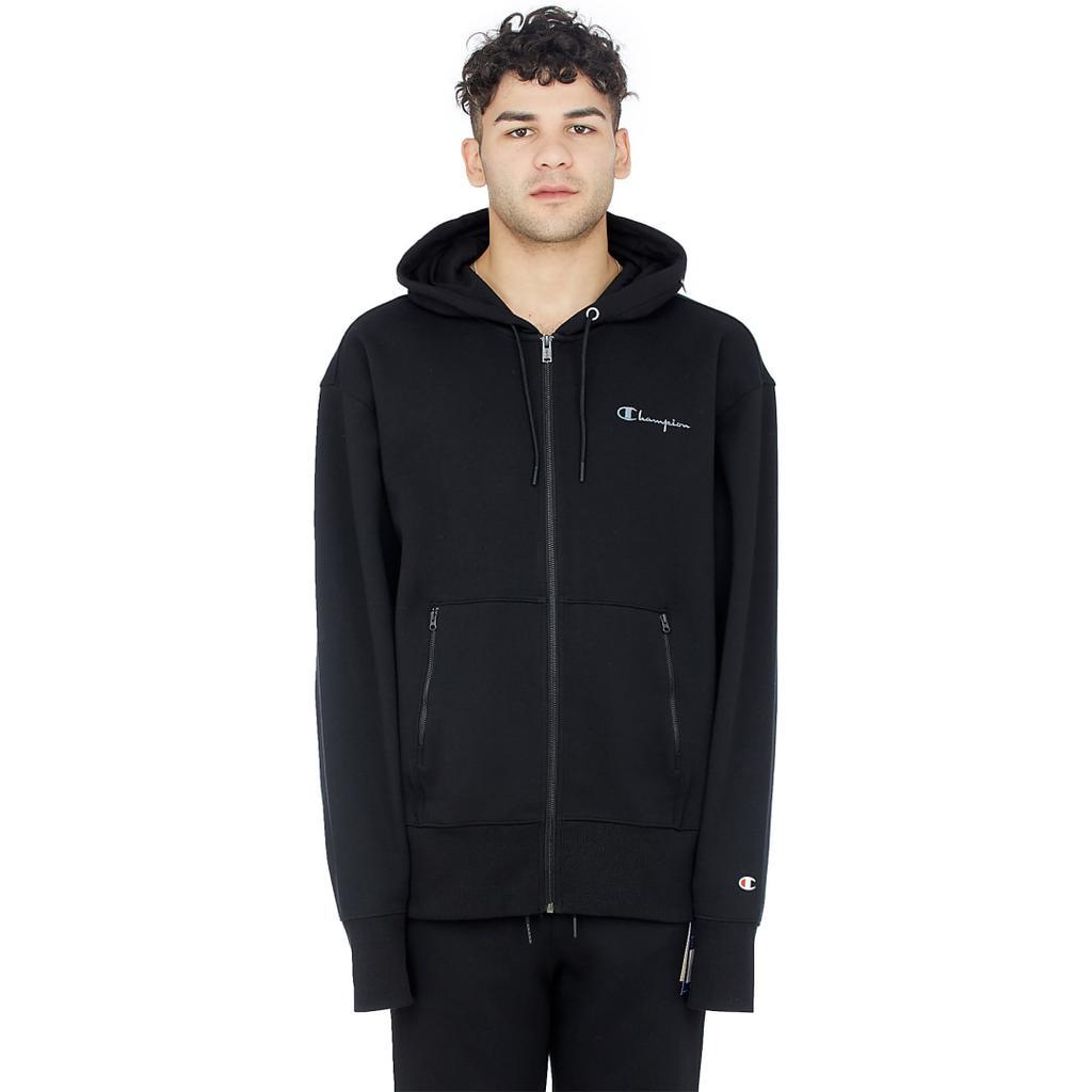 商品CHAMPION|Tech Weave Full Zip Hoodie - Black,价格¥625,第1张图片