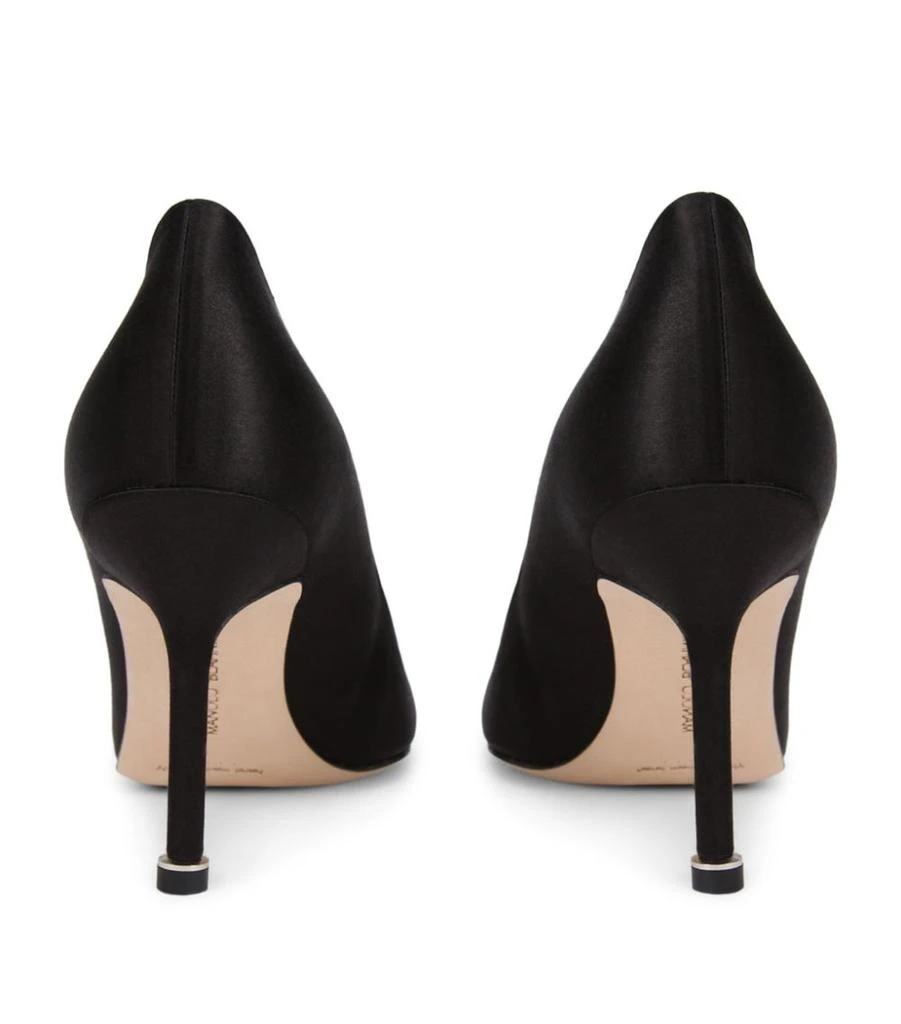 商品Manolo Blahnik|Satin Hangisi Fume Pumps 90,价格¥7967,第2张图片详细描述