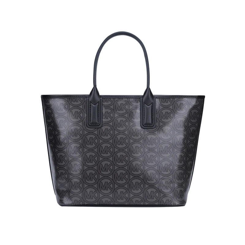 Michael Kors 奥莱款 JODIE小号PVC印花女士皮质单肩手提包 35H1T2JT1C-BLACK 商品