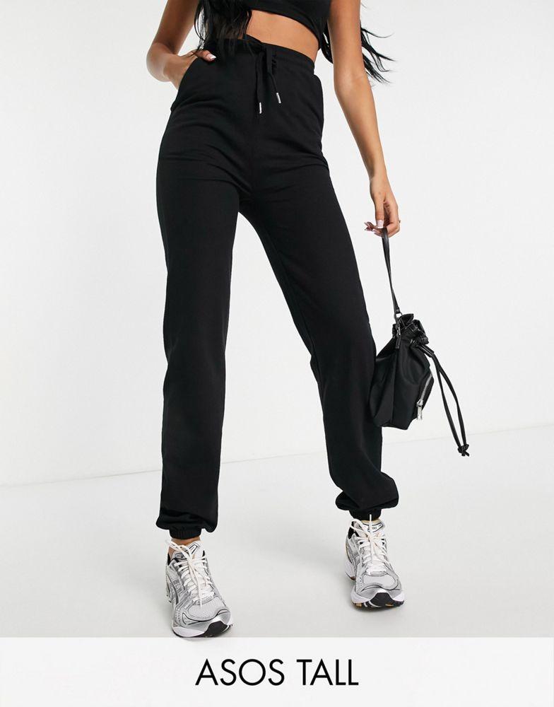 ASOS DESIGN Tall basic slim jogger in black商品第1张图片规格展示