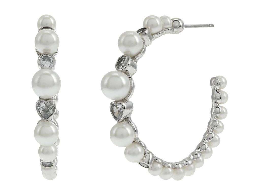Pearl Caviar Hoops Earrings商品第1张图片规格展示