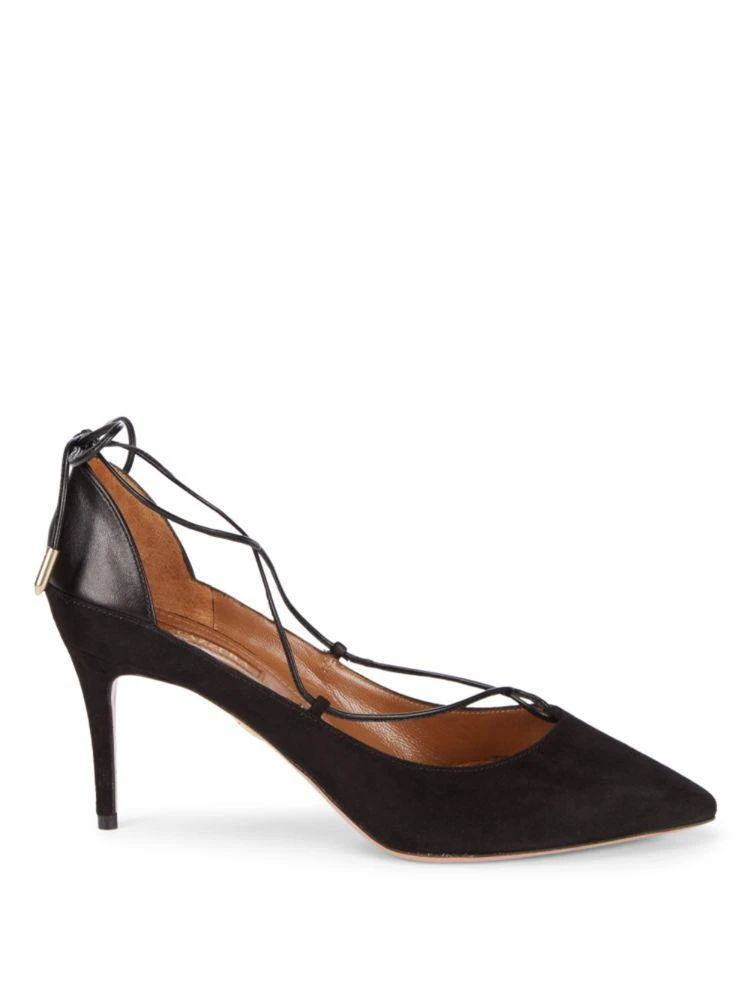 商品Aquazzura|Fellini Leather Pumps,价格¥1971,第5张图片详细描述