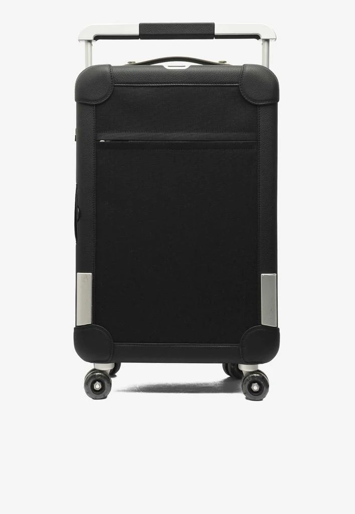 商品Hermes|Rolling Mobility Suitcase in Noir Regate and Canvas,价格¥78307,第4张图片详细描述