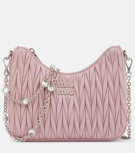 商品Miu Miu|Matelassé leather shoulder bag,价格¥19230,第1张图片