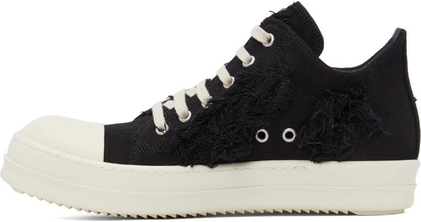 商品Rick Owens|Black Distressed Sneakers,价格¥4706,第3张图片详细描述