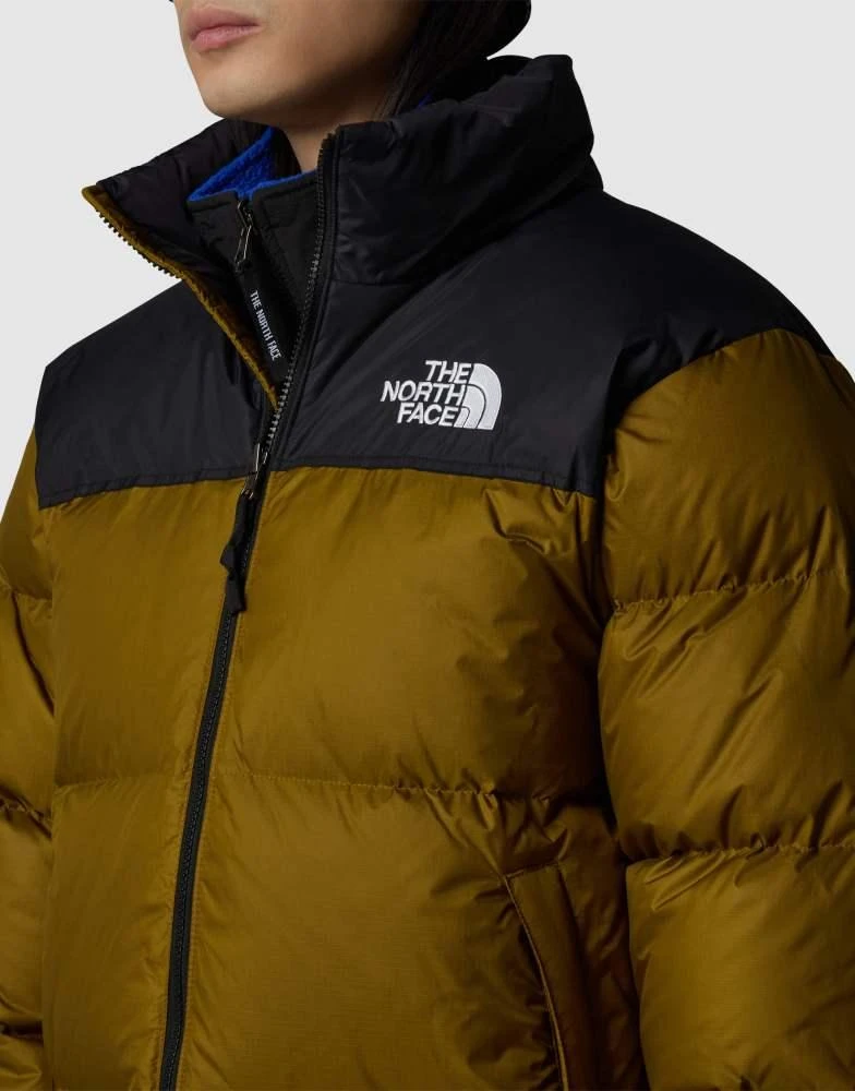 商品The North Face|The North Face M 1996 retro nuptse puffer jacket in green & black,价格¥1896,第4张图片详细描述