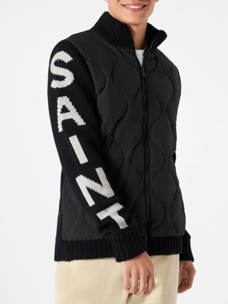 商品Mc2 Saint Barth|Man Black Padded Jacket,价格¥3422,第2张图片详细描述