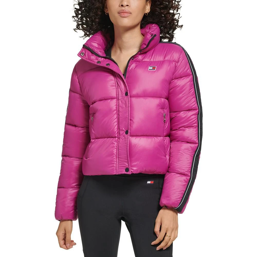 商品Tommy Hilfiger|Women's Active Cropped Stretch Puffer Jacket,价格¥490,第1张图片