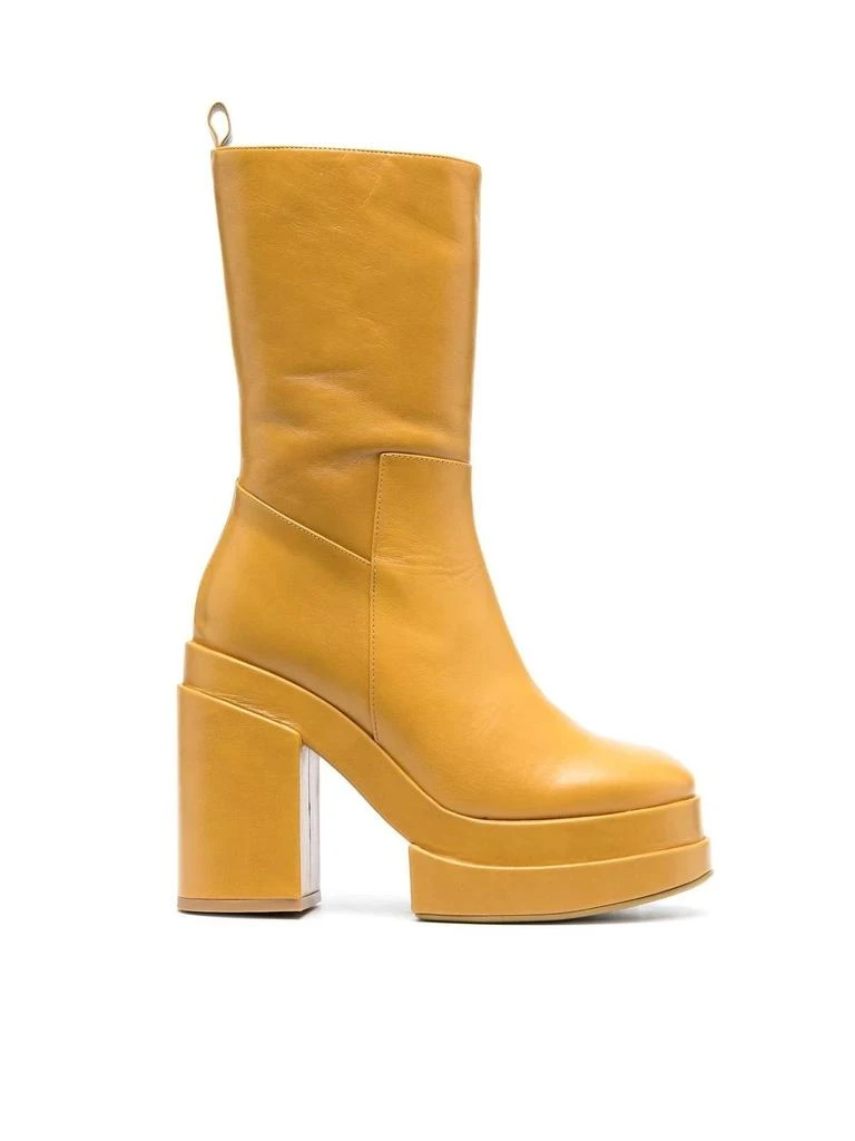 商品PALOMA BARCELÓ|Paloma barceló women's orange other materials boots,价格¥2851,第1张图片