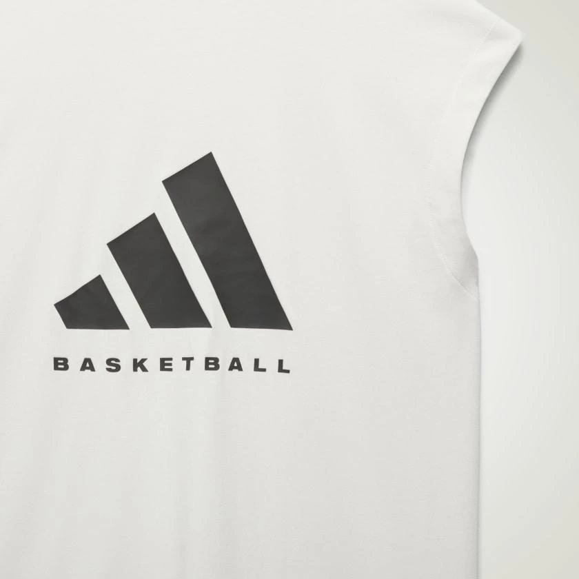 商品Adidas|Men's adidas  Basketball Sleeveless Tee,价格¥104,第4张图片详细描述