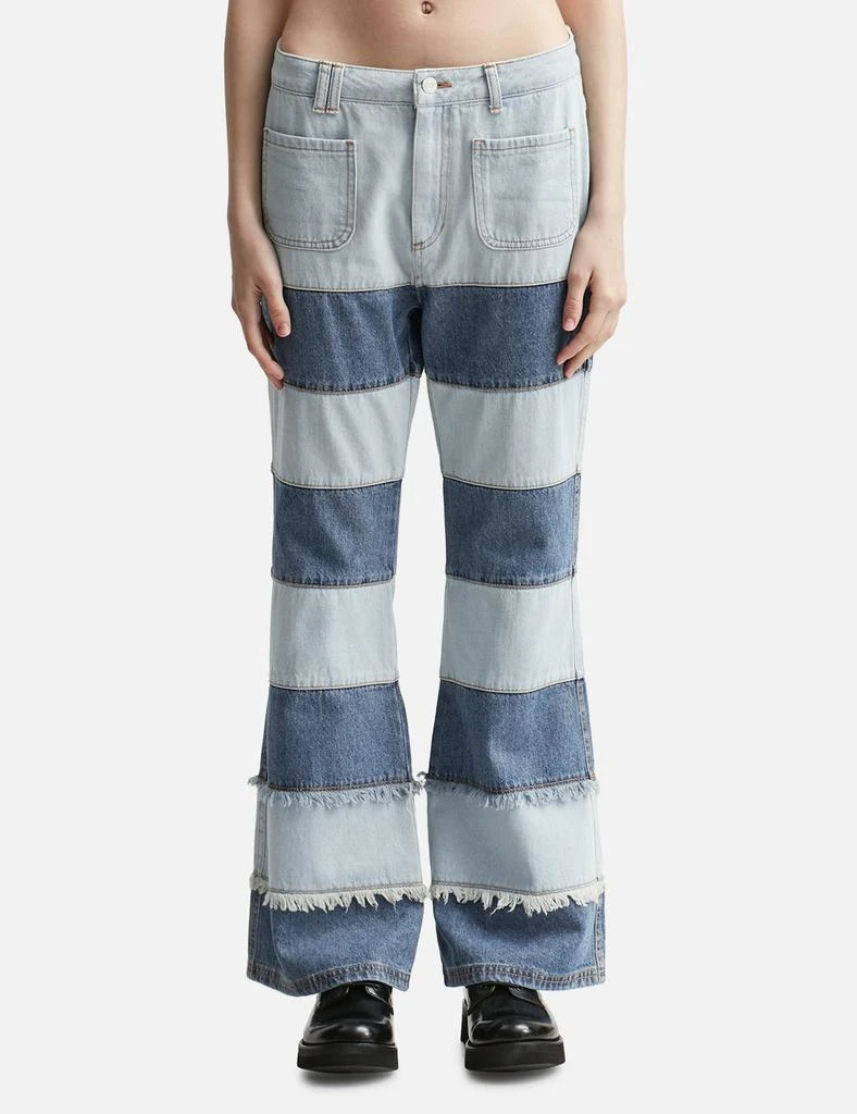 商品ANDERSSON BELL|Mahina Blocking Patchwork Jeans,价格¥1349,第1张图片