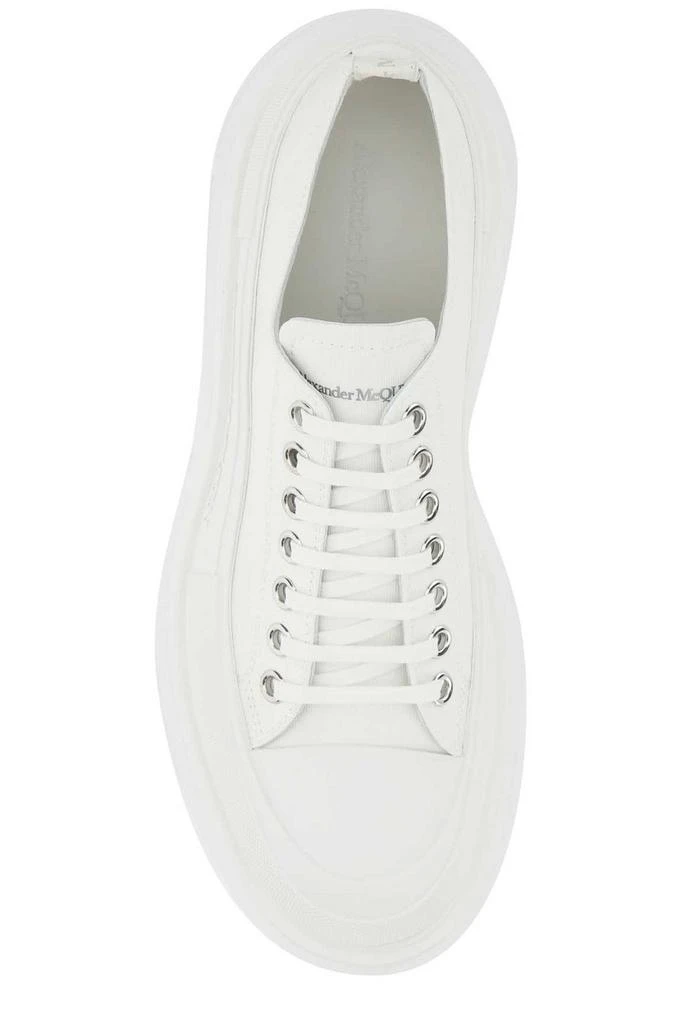 商品Alexander McQueen|Alexander McQueen Tread Sleek Lace-Up Sneakers,价格¥2778,第3张图片详细描述