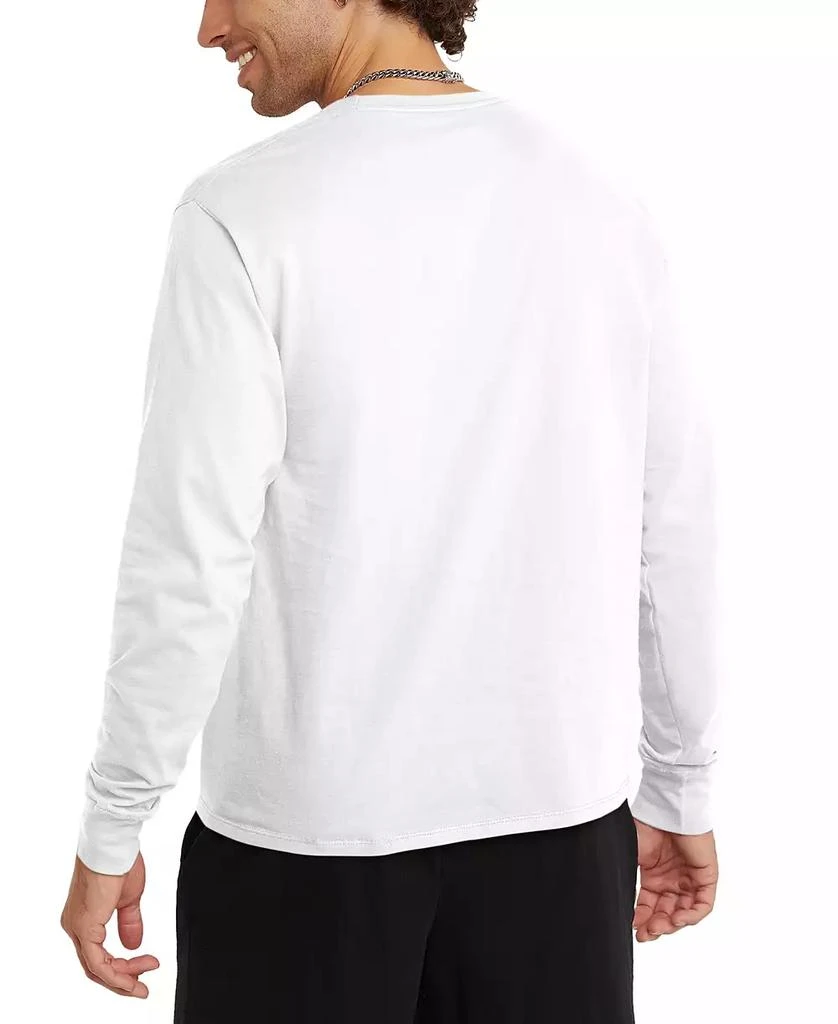 商品CHAMPION|Men's Script-Logo Long Sleeve Tshirt,价格¥67,第2张图片详细描述