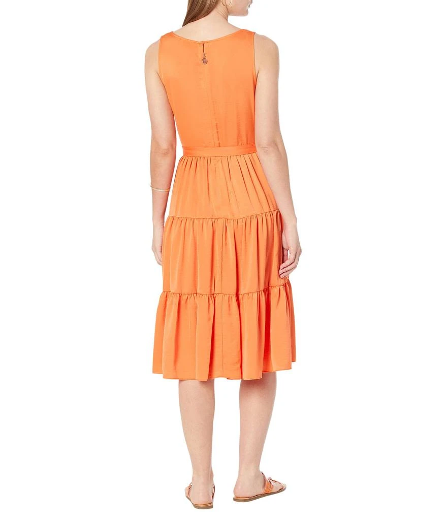 商品Tommy Hilfiger|Charmeuse Tiered Midi Dress,价格¥411,第2张图片详细描述