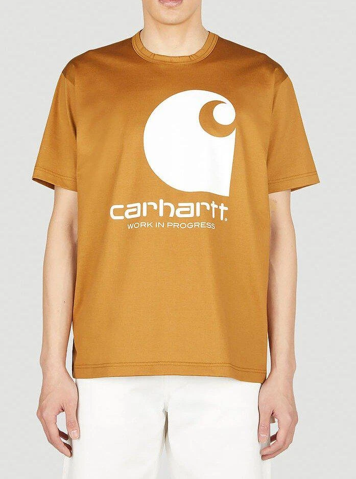 商品Junya Watanabe|Junya Watanabe X Carhartt Printed Crewneck T-Shirt,价格¥1369,第1张图片