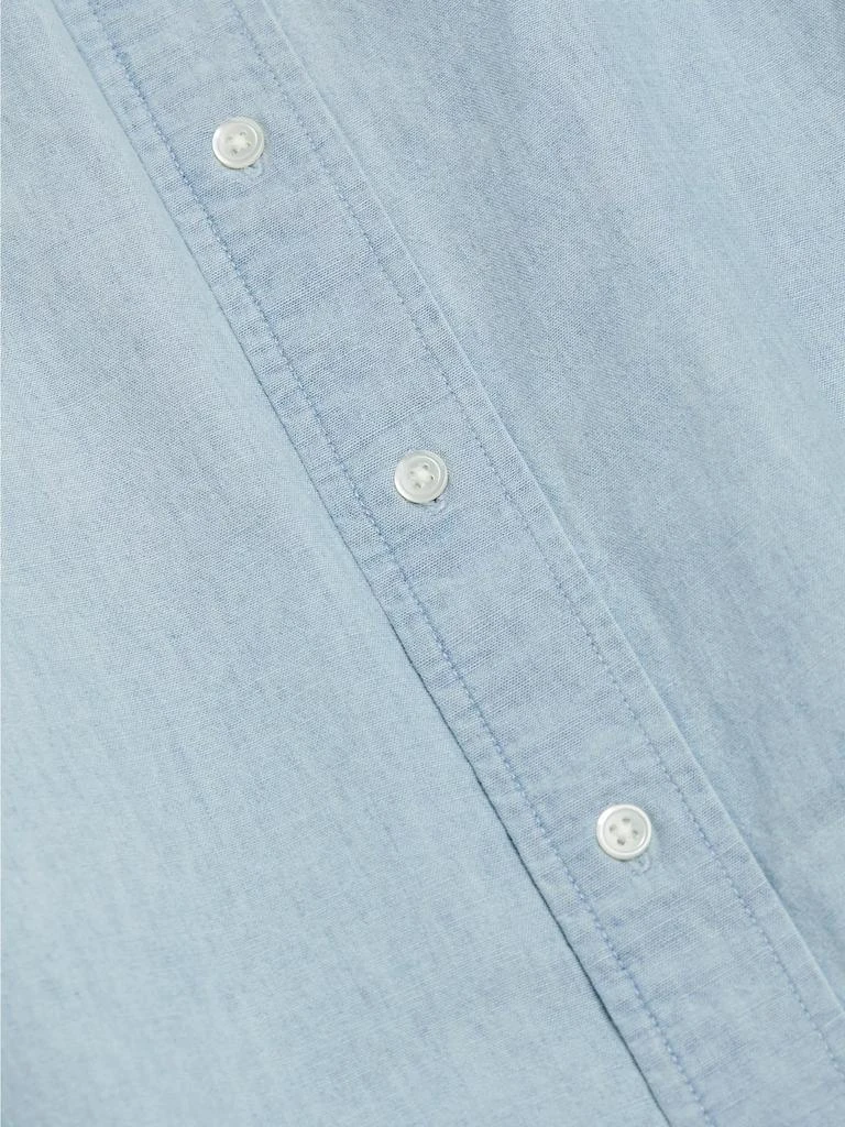 Chambray Midi-Shirtdress 商品