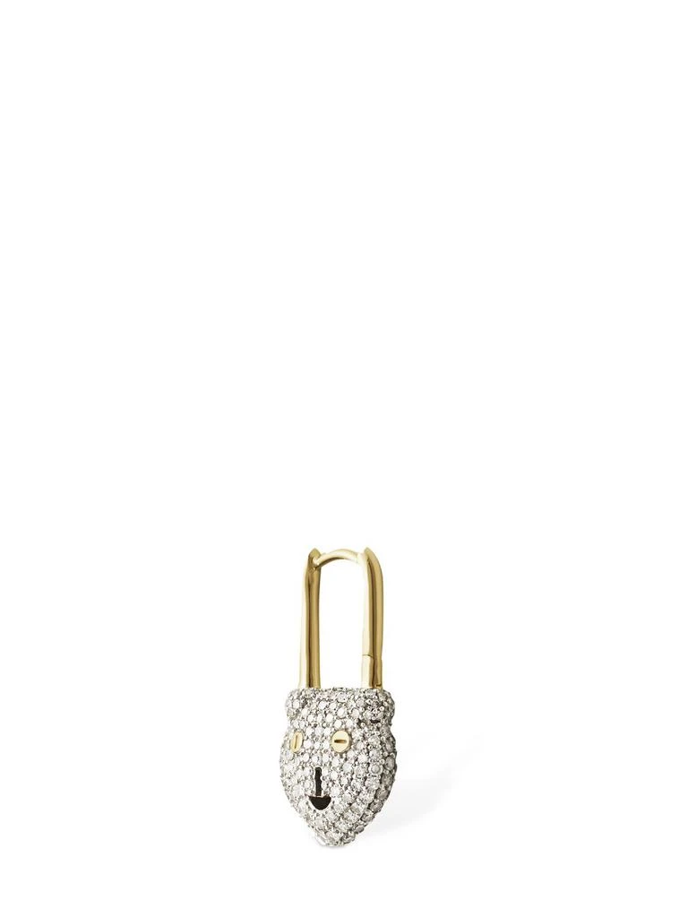 商品Maria Black|Teddy 14kt & Diamond Mono Earring,价格¥7667,第2张图片详细描述