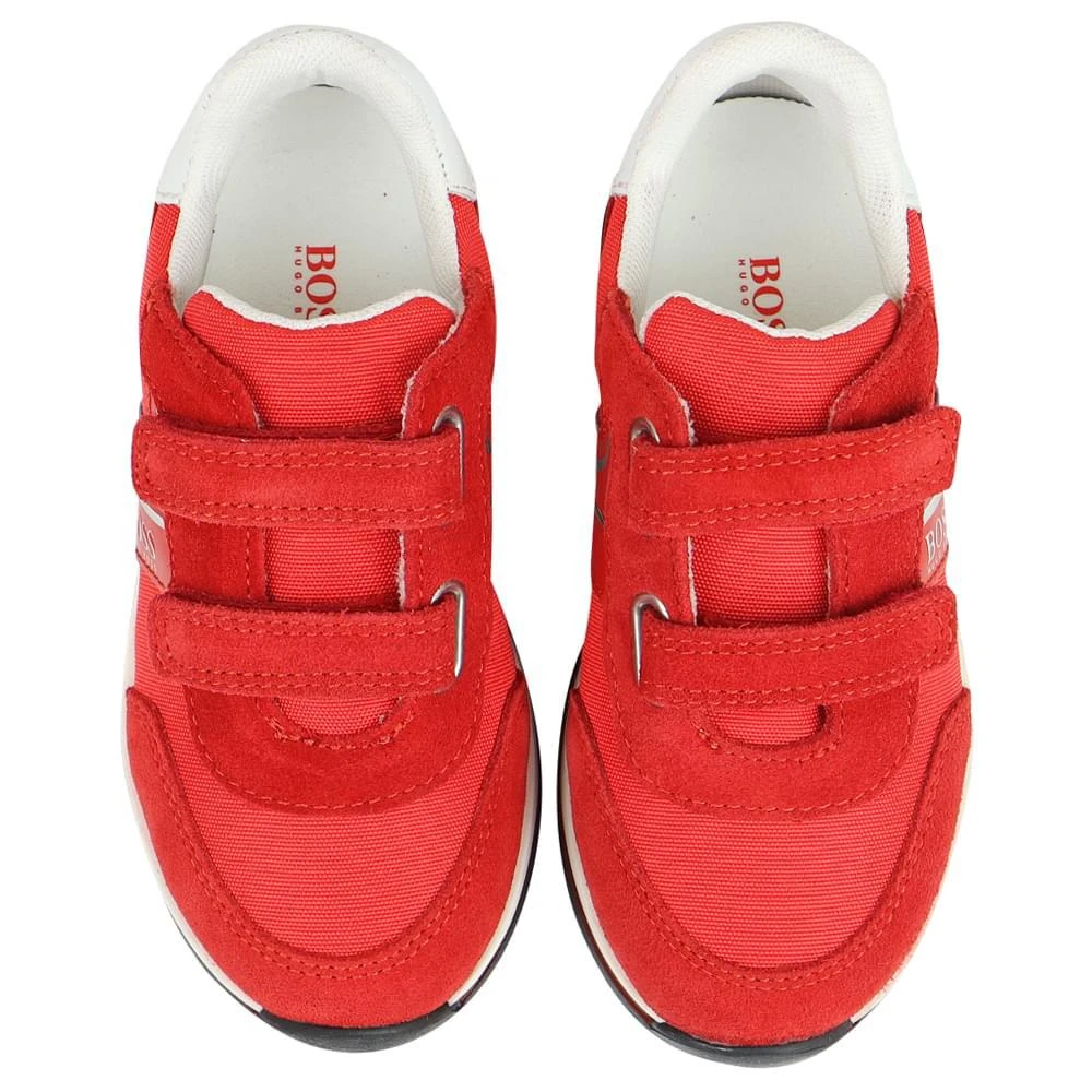 商品Hugo Boss|Bright Red Infant Trainers,价格¥979,第4张图片详细描述