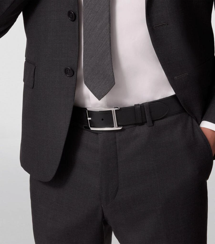 商品Cartier|Leather Tank de Cartier Reversible Belt,价格¥5474,第4张图片详细描述
