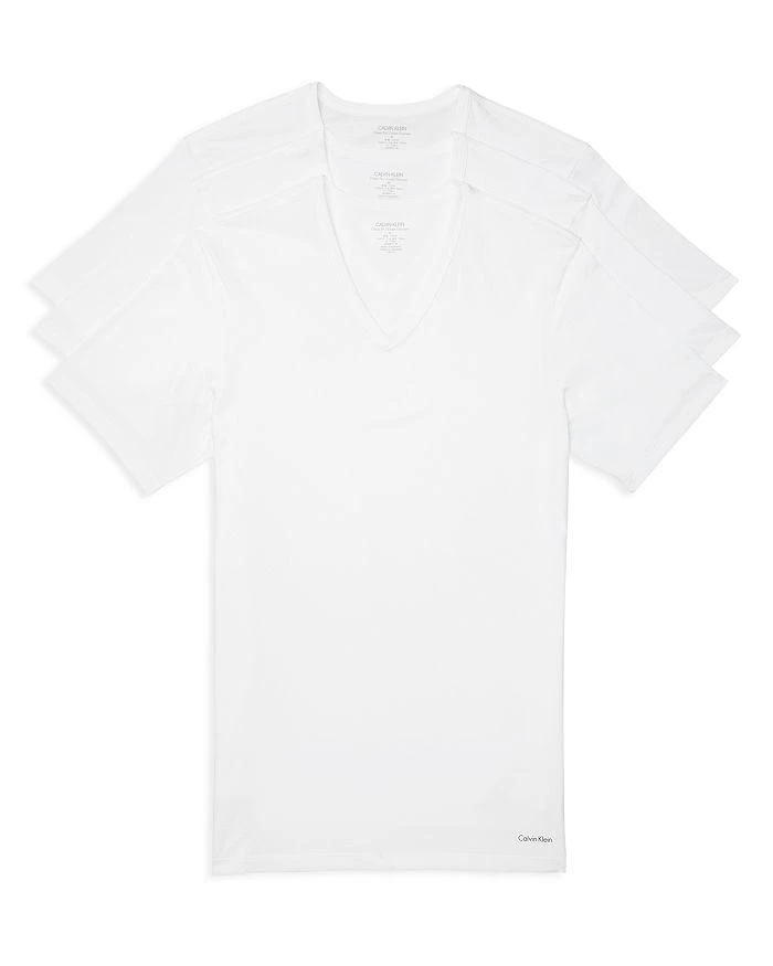 商品Calvin Klein|Short-Sleeve V-Neck Tee - Pack of 3,价格¥237,第1张图片详细描述