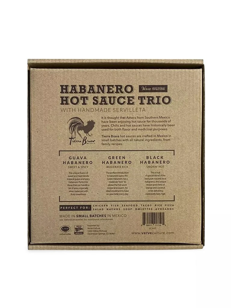 Habanero Hot Sauce Trio & Servilleta 商品