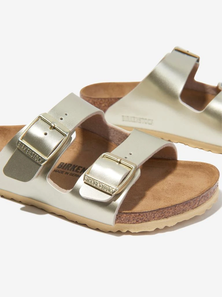 商品Birkenstock|BIRKENSTOCK Girls Arizona Classic Metallic Sandals in Gold,价格¥505,第4张图片详细描述