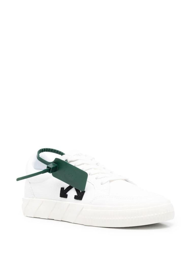 商品Off-White|OFF-WHITE Low Vulcanized canvas sneakers,价格¥1662,第6张图片详细描述